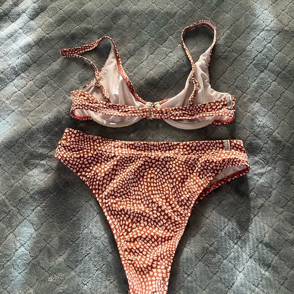 Rhythm Terracotta and White giraffe Bikini - Picture 5 of 5